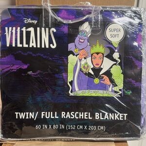 Disney Villains Blanket - Purple, Black, Green
